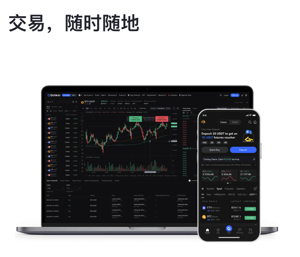 gate.io芝麻開門：多元化交易生態(tài)與一站式投資 圖片